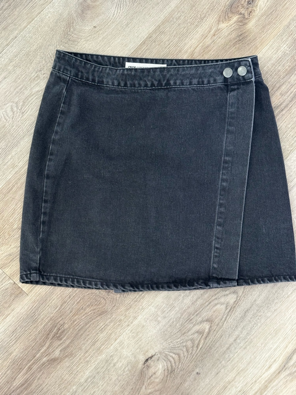 Wrap mini Jean skirt ASOS